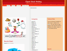 Tablet Screenshot of clipartstock.net